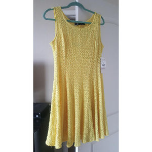 Leslie Fay Eyelet Dress